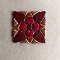 Мозаїка Fleur 95x95 шоколад Мозаїка Fleur 95x95 шоколад