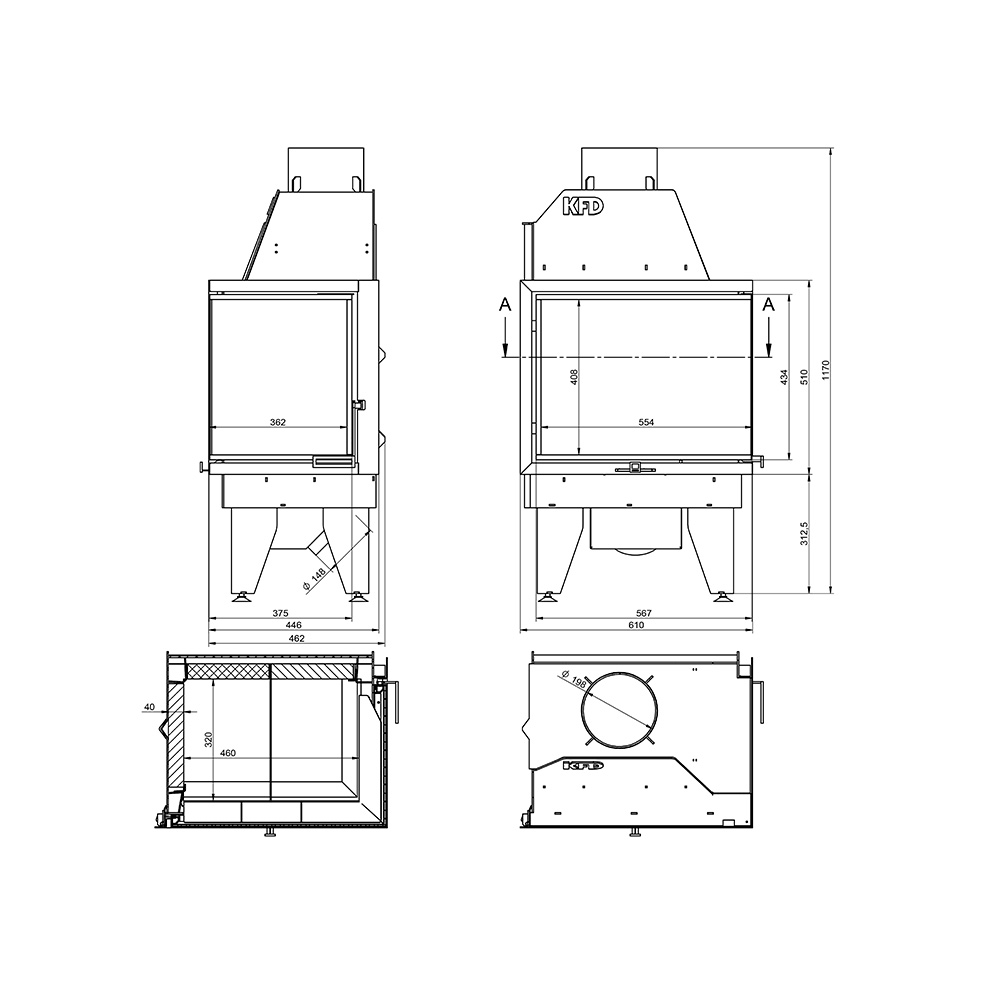 Dorako ECO iLINE 5161 L/R фронтально кутова