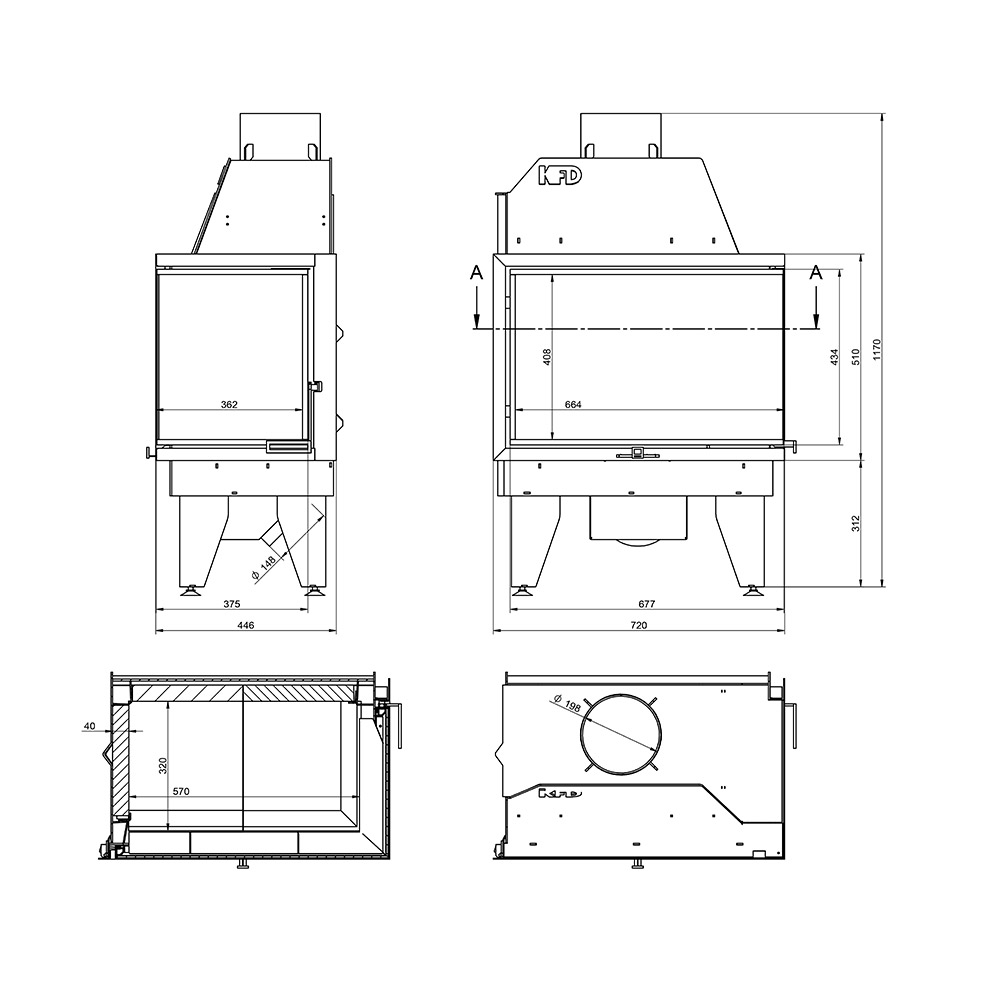 Dorako ECO iLINE 5172 L/R фронтально кутова