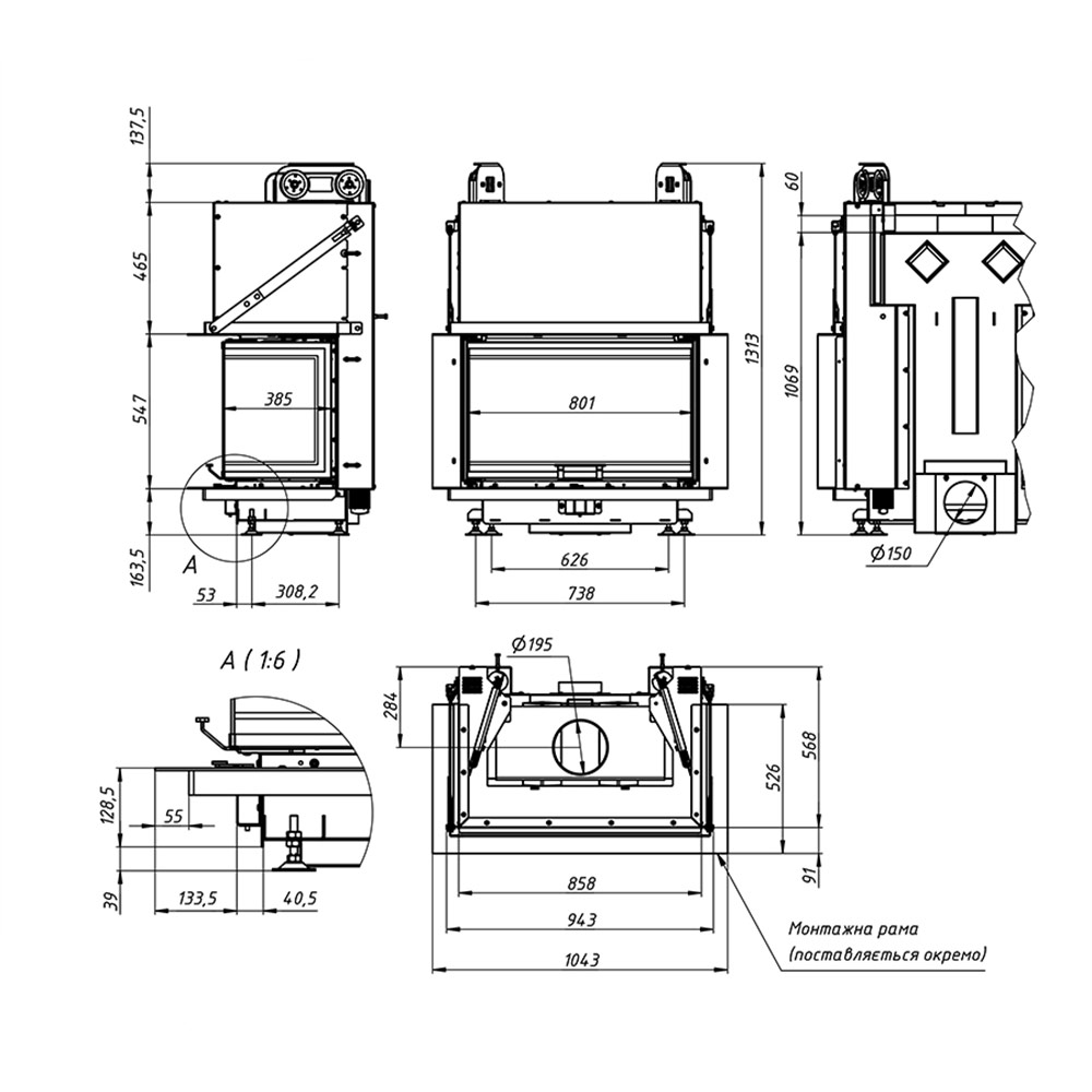 Gavryliv&Sons 37х80х37х54