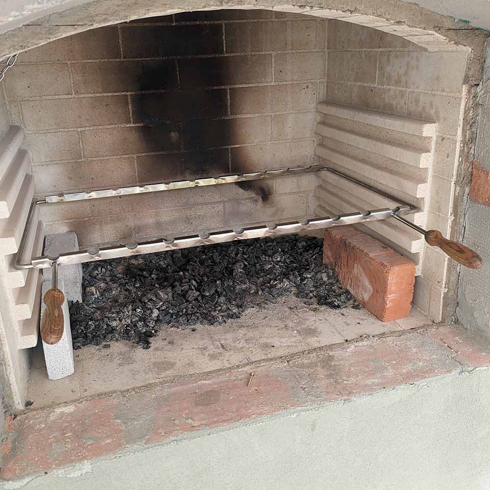 Решітка для шампурів Нержавійка