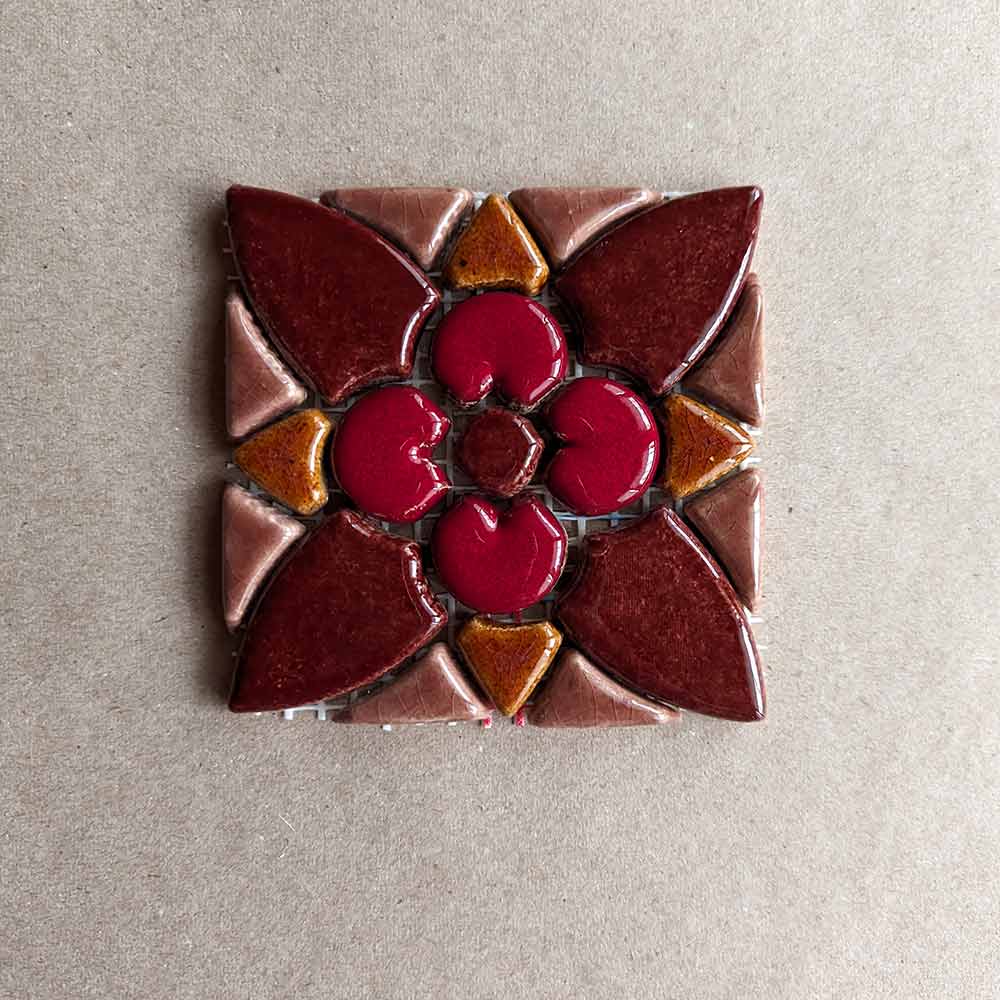 Мозаїка Fleur 95x95 шоколад