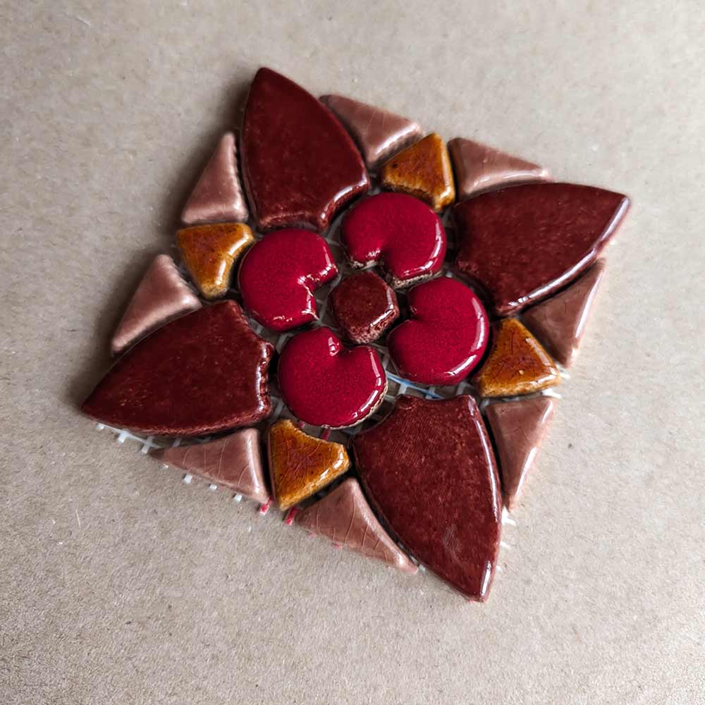 Мозаїка Fleur 95x95 шоколад