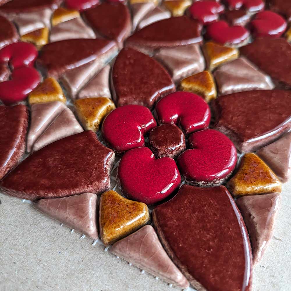 Мозаїка Fleur 95x95 шоколад